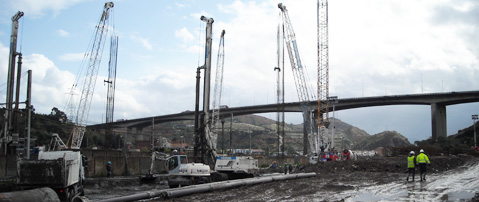 GEO Projects: Covering of high speed rail link -The Rontegi Bridge Vizcaya, Spain