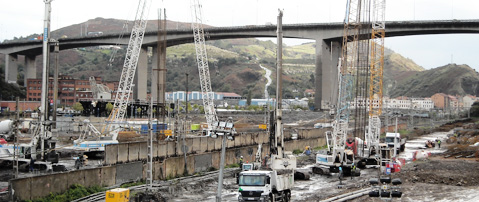 GEO Projects: Covering of high speed rail link -The Rontegi Bridge Vizcaya, Spain